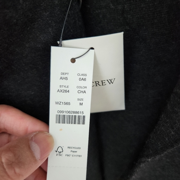 J Crew Dark Gray/black blend Blazer Medium BNWT - Picture 2 of 4